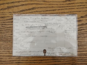 First Register Card at St. Andrew's College thumbnail