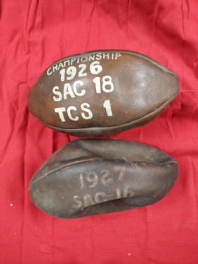 Footballs - 1926 & 1927 thumbnail